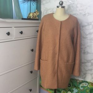 Forever 21 camel/tan peacoat in size small